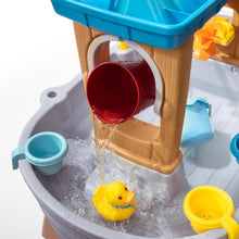 Load image into Gallery viewer, Rain Shower Splash Table d'eau avec 13 Accessoires - Bleu &amp; Vert | Table Jeux d'eau | Table d’activité pour Le Jardin,Table Activité Eau | Table d'eau Extérieur