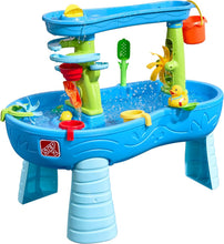 Load image into Gallery viewer, Rain Shower Splash Table d'eau avec 13 Accessoires - Bleu &amp; Vert | Table Jeux d'eau | Table d檃ctivit pour Le Jardin,Table Activit Eau | Table d'eau Extrieur