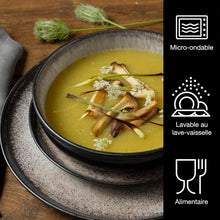 Load image into Gallery viewer, Moritz &amp; Moritz VIDA service de table 6 personnes - 18 Pièces - vaisselle et arts de la table beige 6x assiettes plates, 6x assiettes creuses, 6x assiettes à petit-déjeuner