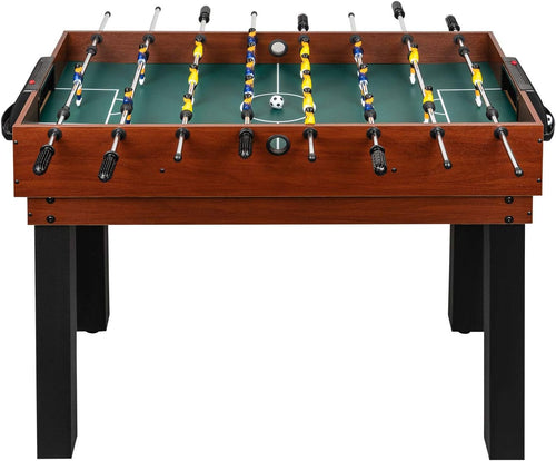 shelfmade Table de Jeux Multifonction, Baby Foot Enfant, Mini Baby Foot Bois, Billard Convertible, Mini Table de Ping Pong - Table multijeux Adulte - 10 Jeux en 1