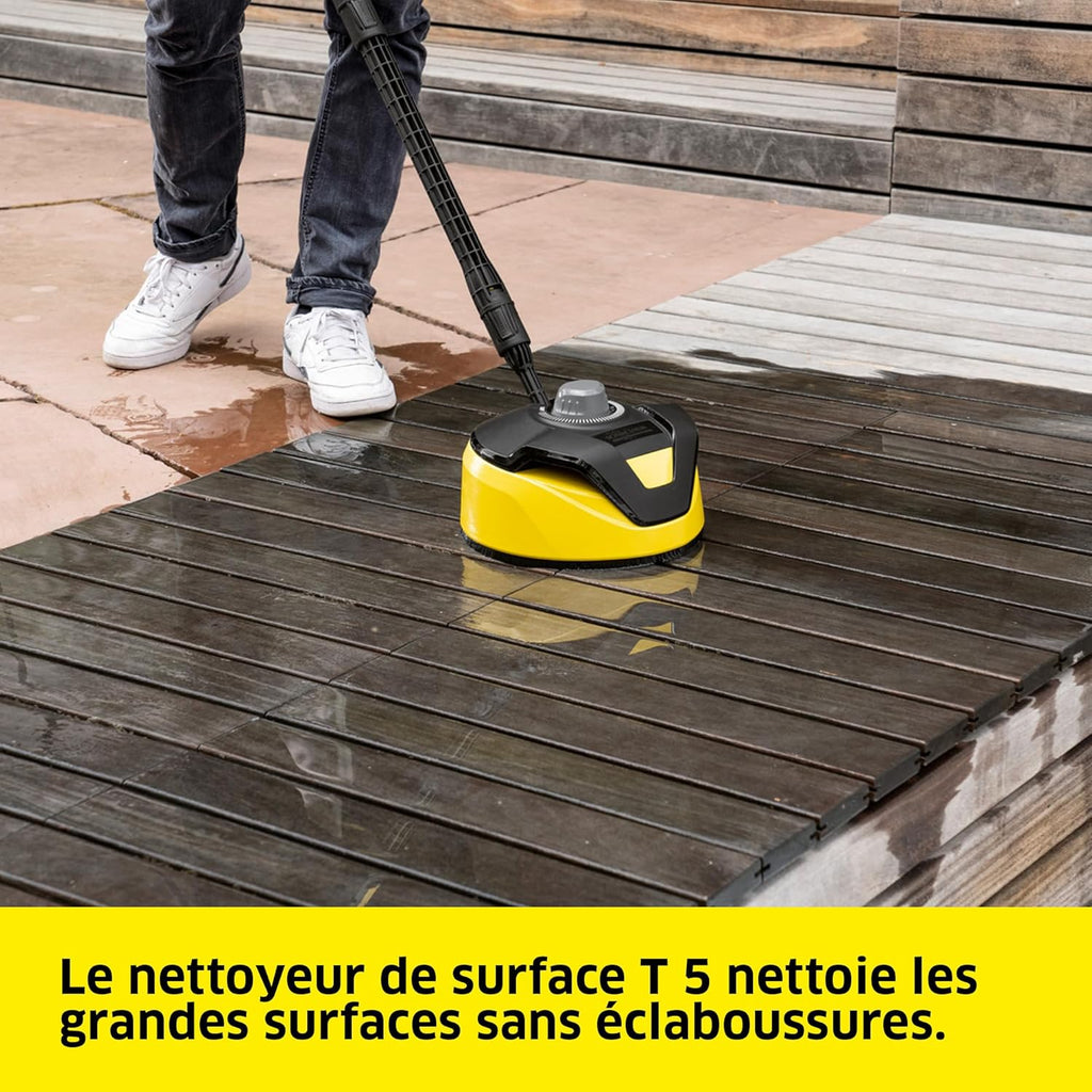 Kärcher Nettoyeur Haute Pression K 4 FJ Home, Pression max. 130 bar, Débit : 420 l/h, Surface : 30 m²/h, Filtre à Eau, Poids : 5,7 kg, Pistolet HP, Rotabuse, Lance Vario Power, Buse à Mousse, Home Kit