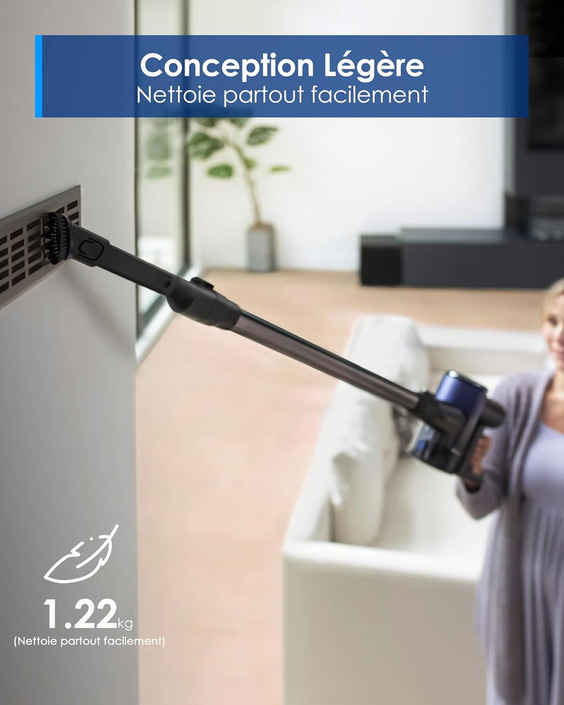 Tineco Pure One Station Pet Aspirateur Balai sans Fil avec Auto-Nettoyage, Brosse ZeroTangle pour Les Poils d’Animaux, Nettoyage des sols durs, Tapis, Carrelage, Toilettage des Animaux, Léger