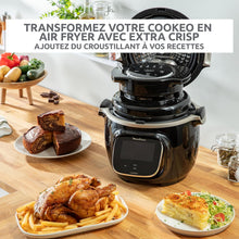 Load image into Gallery viewer, Moulinex Cookeo Touch Wifi Multicuiseur intelligent, Cuve 6 L, Haute pression, Guide pas à pas, 250 recettes intégrées, Application Moulinex CE902800, Noir