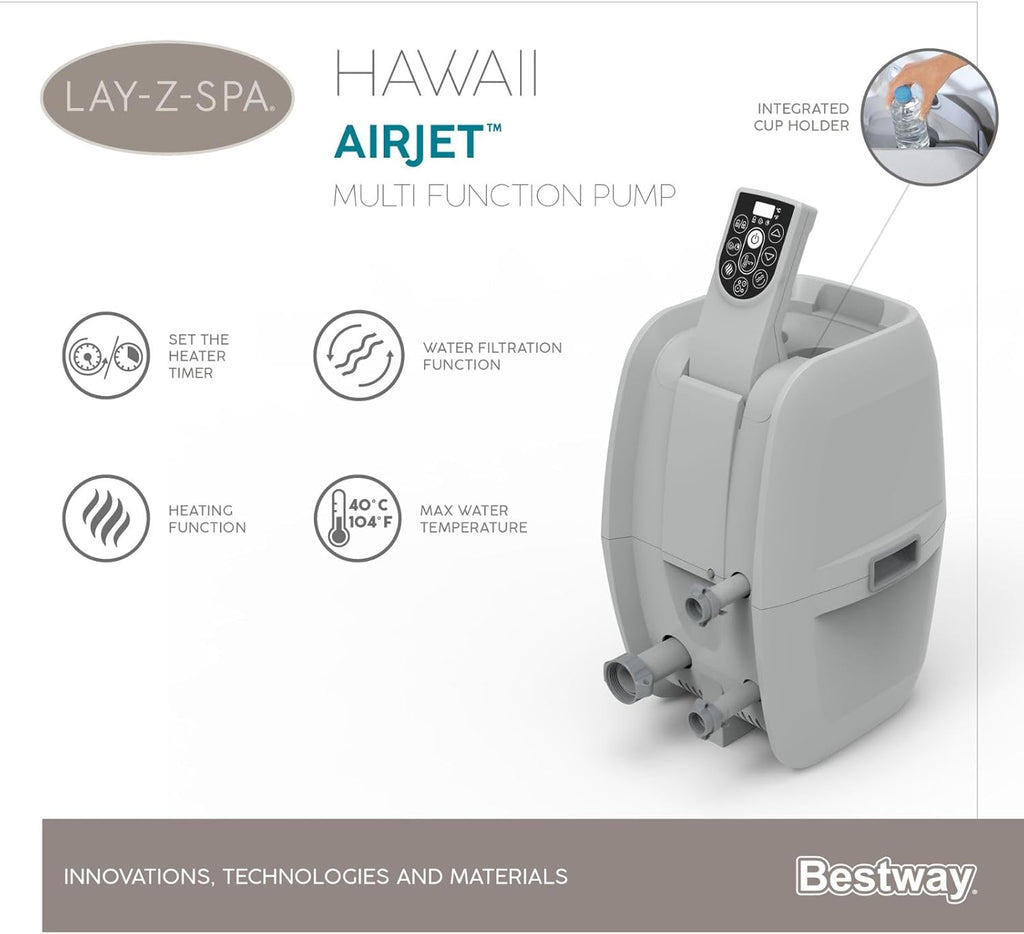 Spa gonflable rond Lay-Z-Spa® Miami Airjet2 - 4 personnes