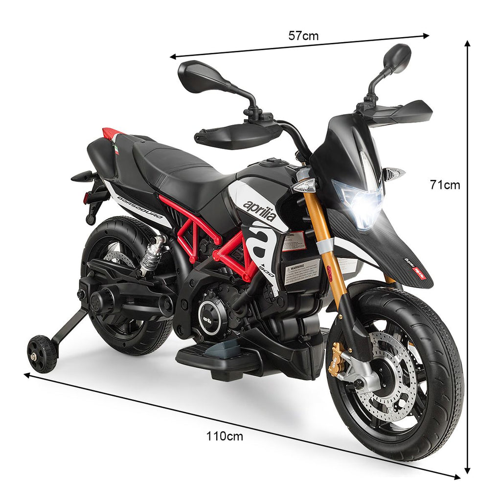 Moto Electrique pour Enfants 12V avec Lumières LED Musique MP3 Roues Antidérapantes pour Garçons et Filles 37 95 mois -