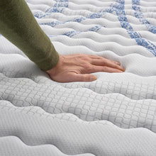Load image into Gallery viewer, NATURALEX - Matelas PerfectSleep 140x190 cm - 30 cm - Soutien Mousse à mémoire de Forme - Accueil Blue Latex - Confort Ferme - Respirant - 7 Zones - Réversible - Haute Densité - Fabriqué en Europe