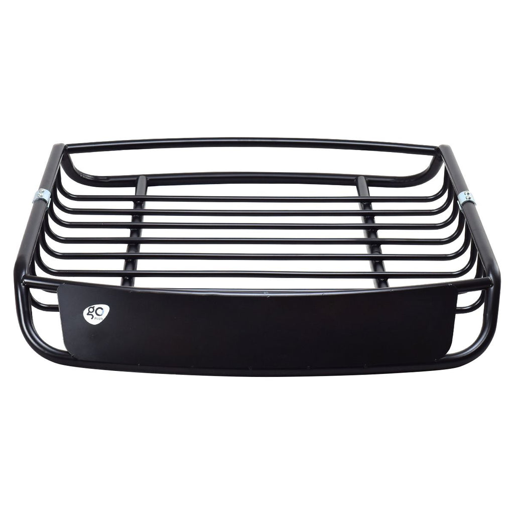 Porte-bagages en Métal Barre de Support pour Véhicule Haute Résistance en Acier Antirouille 120x98x16,5cm,Noir -