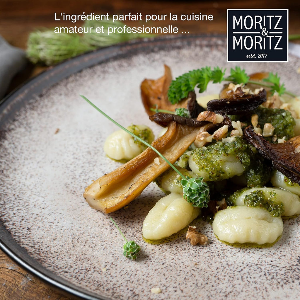 Moritz & Moritz VIDA service de table 6 personnes - 18 Pièces - vaisselle et arts de la table beige 6x assiettes plates, 6x assiettes creuses, 6x assiettes à petit-déjeuner