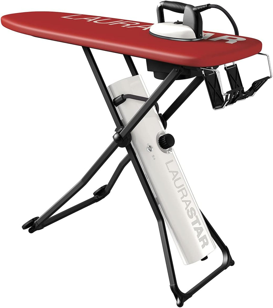 Laurastar GO+ Système de Repassage, Vapeur Hygiénique Elimine Bactéries et Acariens, Table Active