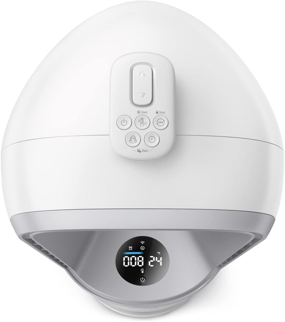 Philips Air Performer 2-en-1 : Purificateur & Ventilateur Rafraîchisseur – Nettoie 70m², Élimine 99,97% des Allergènes et Polluants. Filtre HEPA, Capteurs Intelligents, Alexa, Application (AMF765/10)