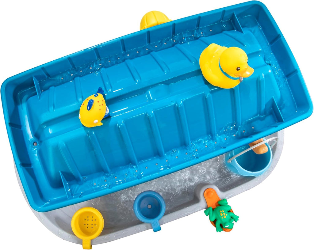 Rain Shower Splash Table d'eau avec 13 Accessoires - Bleu & Vert | Table Jeux d'eau | Table d檃ctivit pour Le Jardin,Table Activit Eau | Table d'eau Extrieur