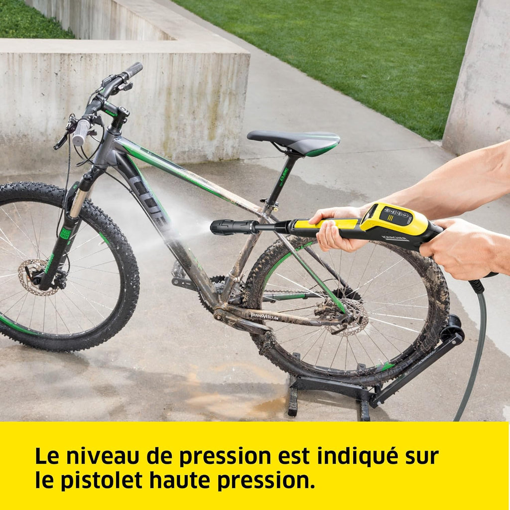 K盲rcher Nettoyeur Haute Pression K 4 Power Control Flex Home,Pression : max. 130 bar,Dbit : 420 l/h,Surface : 30 m虏/h,Poids : 11,5 kg,Pistolet Haute Pression,Rotabuse,Lance,Home Kit