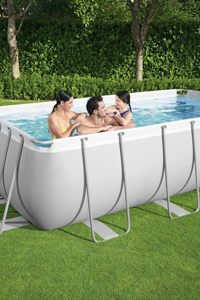 Piscine Hors Sol 404 x 201 x 100 cm Rectangulaire Power SteelPiscine Tubulaire