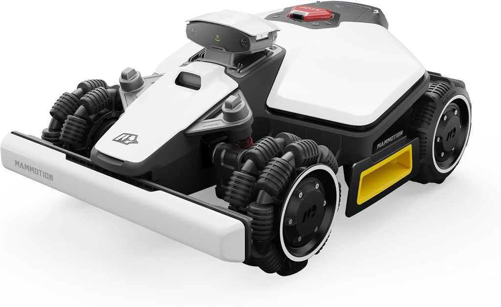 MAMMOTION LUBA Mini AWD 800 Robot Tondeuse sans Fil Périphérique, NetRTK+Vision, Aucune Antenne RTK Requise, Recommandé 800m², Max. 1000m², Pentes à 80%, avec Module 4G