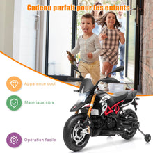 Load image into Gallery viewer, Moto Electrique pour Enfants 12V avec Lumires LED Musique MP3 Roues Antidrapantes pour Garons et Filles 37 95 mois -