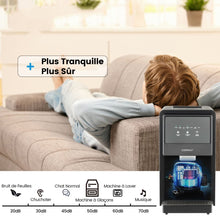 Load image into Gallery viewer, Machine  Glaons 27kg/24h Machine  Ppites  Affichage LED de Comptoir avec Capteur Infrarouge et Autonettoyant Stockage de glace : 4 kg -