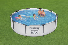 Load image into Gallery viewer, Piscine hors sol ronde Steel Pro Max鈩305 x 76 cm,Gris