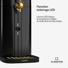 Load image into Gallery viewer, Klarstein FrostBrew Tireuse à Bière - Système de Pression CO₂ Fûts 5L Refroidissement Thermoélectrique 3-12°C Levier de Tirage Noir/Or