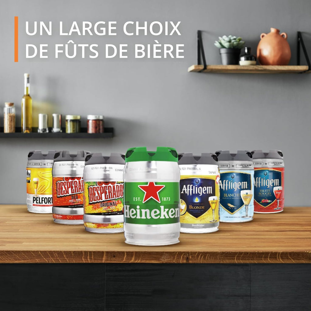 Krups Beertender Compact Ultimate machine à bière pression Mousse et température parfaites Fûts 5 L YY5603FD