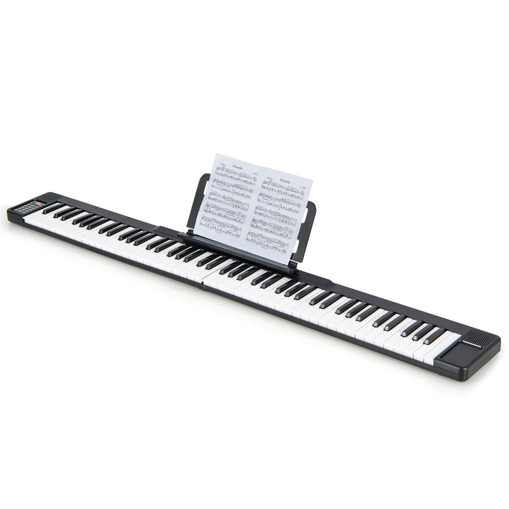 Piano Numrique Pliable  88 Touches avec Fonction Bluetooth MIDI Clavier lectronique Portable avec Pdale de Sustain Sac de Transport -