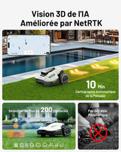 Load image into Gallery viewer, MAMMOTION YUKA Mini 500 Robot Tondeuse sans Fil Périphérique, NetRTK+Vision, Aucune Antenne RTK Requise, Recommandé 500 m², Pente à 50%, Cartographie Automatique, avec Module 4G