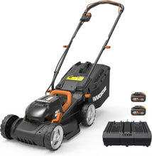 Load image into Gallery viewer, Pack Pro+ Tondeuse à Gazon 40V 460m² + Coupe-Bordures 20V + 2 Batteries 4Ah et 1 Batterie 2Ah + Chargeur Double et Chargeur Simple (Idéal pour l'Entretien du Jardin)
