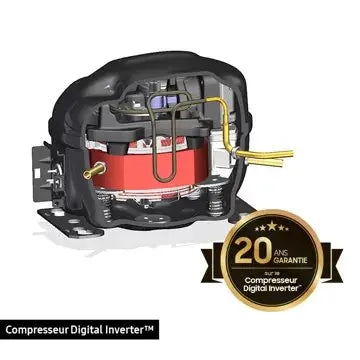 Réfrigérateur combinéSAMSUNG RB38C650ESA -