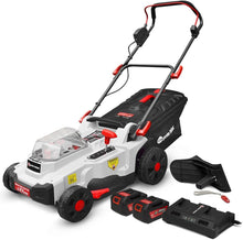 Load image into Gallery viewer, Tondeuse rechargeable 40V (2x20V) 37cm - Batteries et chargeur fournis - Elem Garden