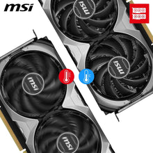 Load image into Gallery viewer, MSI GeForce RTX 4060 Ti Ventus 3X E 8G OC Carte Graphique - 8 Go GDDR6 (18 GB/s 128-bit) PCIe 4.0-3 x Ventilateurs TORX 4.0 - HDMI 2.1a DisplayPort 1.4a