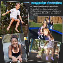 Load image into Gallery viewer, Trampoline d'Extérieur Ø366 cm Trampoline avec Panier de Basket Filet de Protection Trampoline pour Enfants et Adultes -