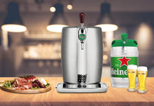 Load image into Gallery viewer, Krups BeerTender Silver et chrome Machine à bière Pression pour la maison Tireuse à bière Pompe à bière Coffret 2 verres YY2931FD