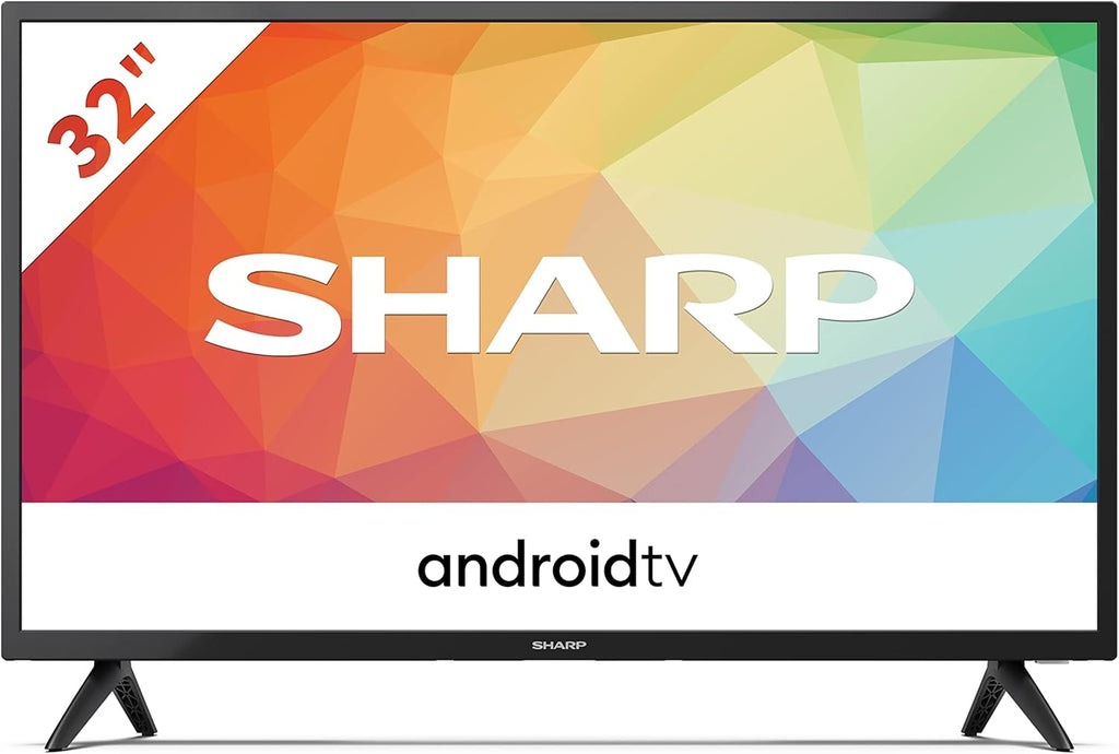 Sharp 32FG6EA - Android TV (11) Smart 32" HD - 32 Pouces - Google Assistant, Chromecast, Bluetooth, 2xHDMI, 2xUSB, Dolby Audio, Active Motion 400