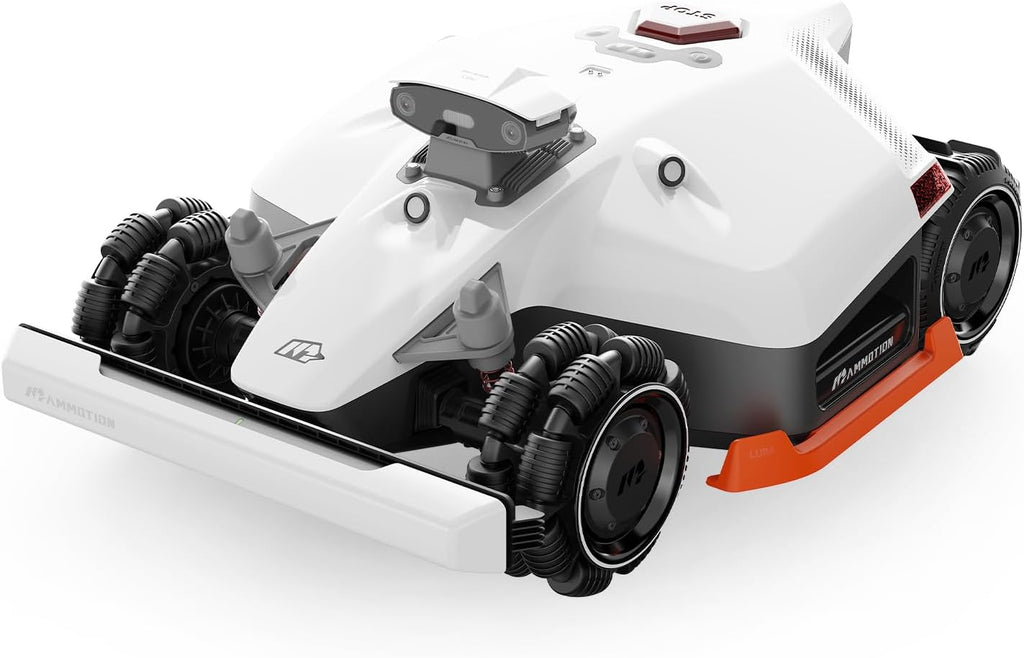 MAMMOTION LUBA 2 AWD 3000X Robot Tondeuse sans Fil Périphérique, NetRTK+Vision, Aucune Antenne RTK Requise, Recommandé 3000m², Pentes à 80%, Hauteur de Coupe 25-70 mm,avec Module 4G