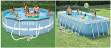 Load image into Gallery viewer, Intex piscine prism frame ronde tubulaire (ø)3,05 x (h)0,76m