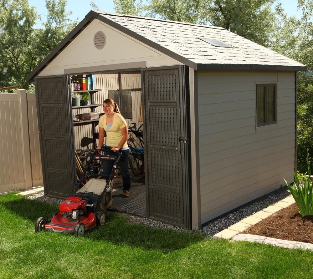 Abri de Jardin Tan 132,7 x 204,4 x 227,9 cm