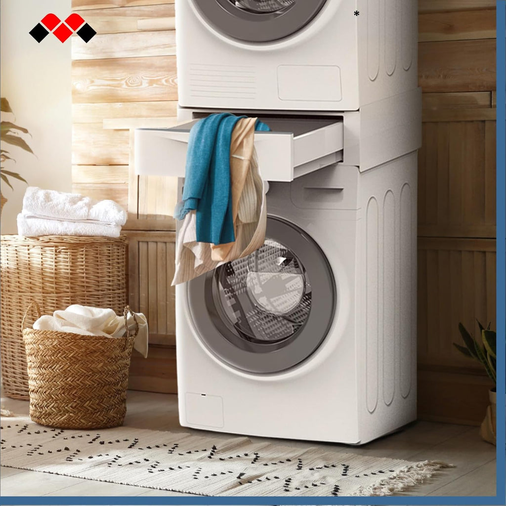 Meliconi - Kit de superposition universel + Tiroir coulissant - TORRE EXTRA - pour lave-linge et sèche-linge