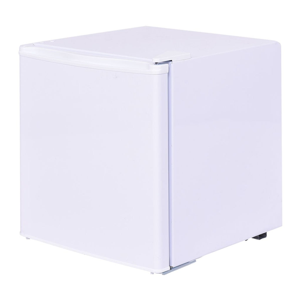 Mini Réfrigérateur 48L,2 niveaux et porte-bouteille,bac à légumes,Silencieux 230V,46 x 44 x 49 cm,Blanc -