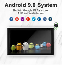 Load image into Gallery viewer, Lecteur vidéo HD 13,3 pouces (1080p) pour appuie-tête de voiture,Android 9.0,avec support de montage,écran tactile IPS 2 Go + 32 Go