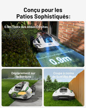 Load image into Gallery viewer, MAMMOTION YUKA Mini 500 Robot Tondeuse sans Fil Périphérique, NetRTK+Vision, Aucune Antenne RTK Requise, Recommandé 500 m², Pente à 50%, Cartographie Automatique, avec Module 4G