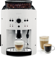 Load image into Gallery viewer, Machine  caf grain,1,7 L,2 tasses en simultan,Nettoyage automatique,Buse vapeur pour Cappuccino,Cafetire espresso,Essential noire YY8125FD,Noir -