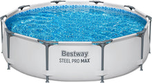 Load image into Gallery viewer, Piscine hors sol ronde Steel Pro Max鈩305 x 76 cm,Gris