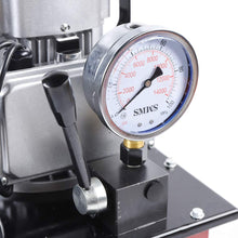 Load image into Gallery viewer, Pompe hydraulique électrique 750 W avec valve manuelle (rouge)
