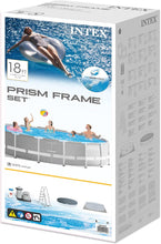 Load image into Gallery viewer, Intex piscine prism frame ronde tubulaire (ø)3,05 x (h)0,76m