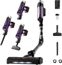 Load image into Gallery viewer, Rowenta X-Force Flex 9.60 Allergie Aspirateur balai sans fil,Filtration Anti-Allergnes,Puissant 100AW,Ultra Lger,Autonomie 45min RH2038WO,Noir / Violet
