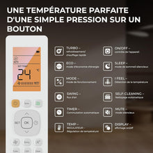 Load image into Gallery viewer, Kältebringer Climatiseur Split - 12000 BTU - 3 5 kW - Avec fonction chauffage WiFi et App - très silencieux &amp; économe en énergie avec support mural - Marque de qualité Allemande