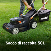Load image into Gallery viewer, Pack Pro+ Tondeuse à Gazon 40V 460m² + Coupe-Bordures 20V + 2 Batteries 4Ah et 1 Batterie 2Ah + Chargeur Double et Chargeur Simple (Idéal pour l'Entretien du Jardin)