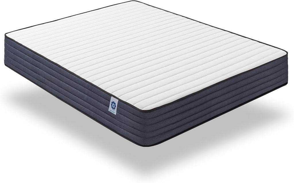 NATURALEX - Matelas PerfectSleep 140x190 cm - 30 cm - Soutien Mousse à mémoire de Forme - Accueil Blue Latex - Confort Ferme - Respirant - 7 Zones - Réversible - Haute Densité - Fabriqué en Europe