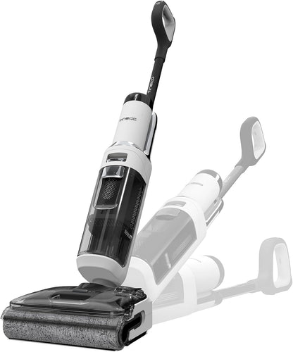 Tineco Aspirateur Balai sans Fil Floor One S6 Stretch Lite Aspirateur Laveur, S’aplatit à 180°, Auto-Nettoyage, Longue Autonomie, Nettoyage des Bords de 2 côtés