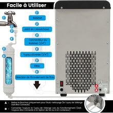 Load image into Gallery viewer, Machine à Glaçons 27kg/24h Machine à Pépites à Affichage LED de Comptoir avec Capteur Infrarouge et Autonettoyant Stockage de glace : 4 kg -