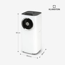 Load image into Gallery viewer, Klarstein Climatiseur Mobile Silencieux, Climatiseur Portable 5 en 1, Mini Climatiseur, Purificateur et Elimination des Odeurs, Mode Nuit, Déshumidificateur d'Air, Faible Conso, 10K BTU, Climatiseurs